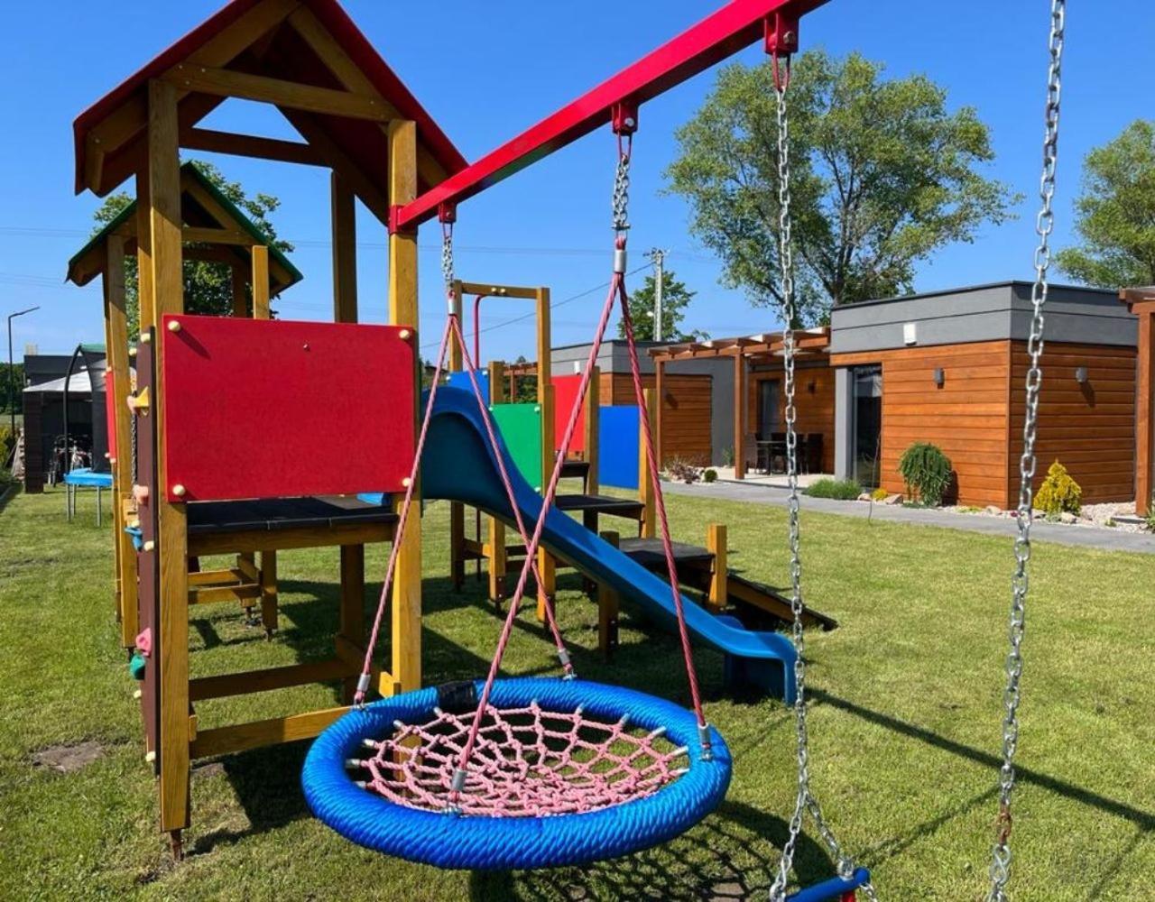 Cisza Bungalows Village / Blisko Natury Nowecin Exteriör bild