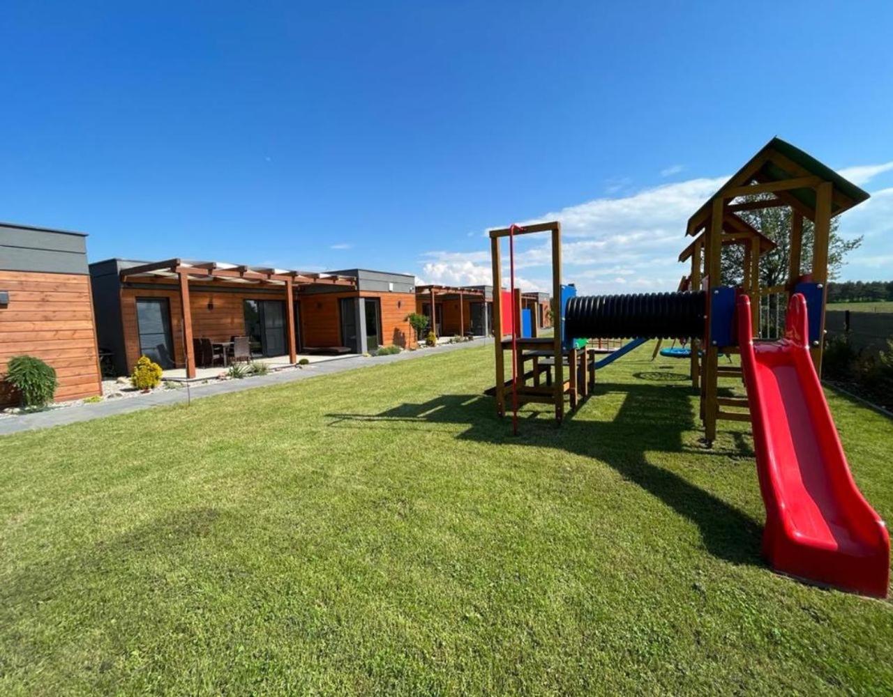 Cisza Bungalows Village / Blisko Natury Nowecin Exteriör bild