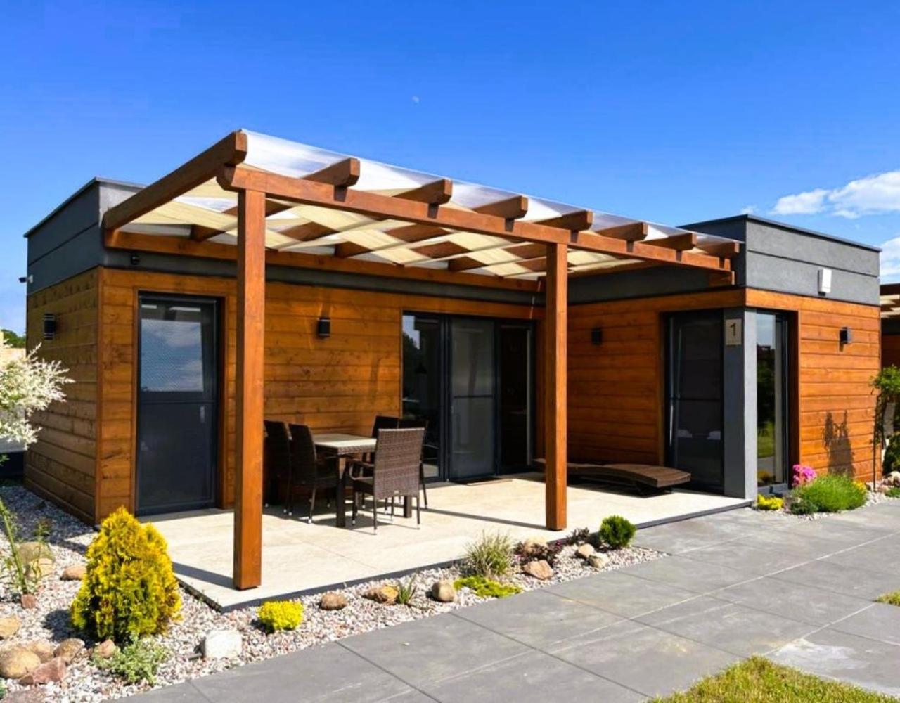 Cisza Bungalows Village / Blisko Natury Nowecin Exteriör bild