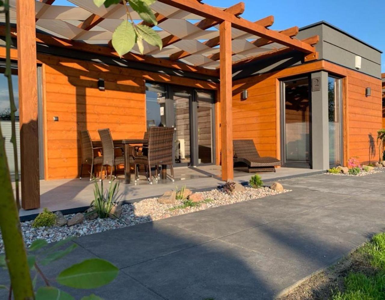 Cisza Bungalows Village / Blisko Natury Nowecin Exteriör bild